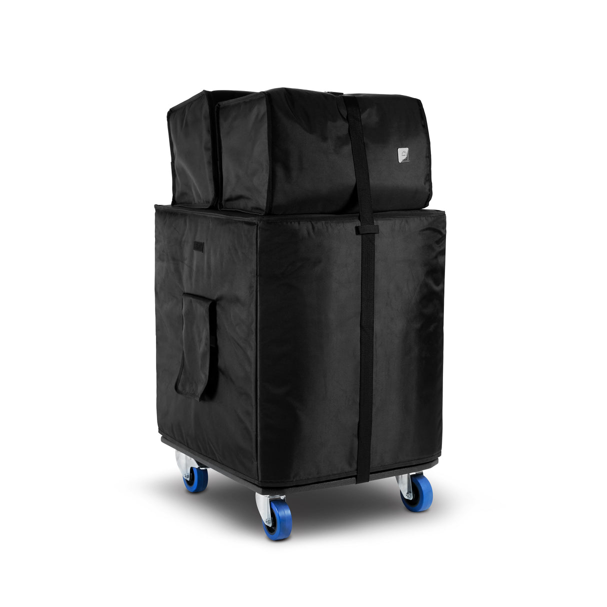 LD Systems DAVE 18 G4X BAG SET - Set de transporte con plataforma con ruedas y funda protectora para DAVE 18 G4X