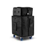 LD Systems DAVE 18 G4X BAG SET - Set de transporte con plataforma con ruedas y funda protectora para DAVE 18 G4X