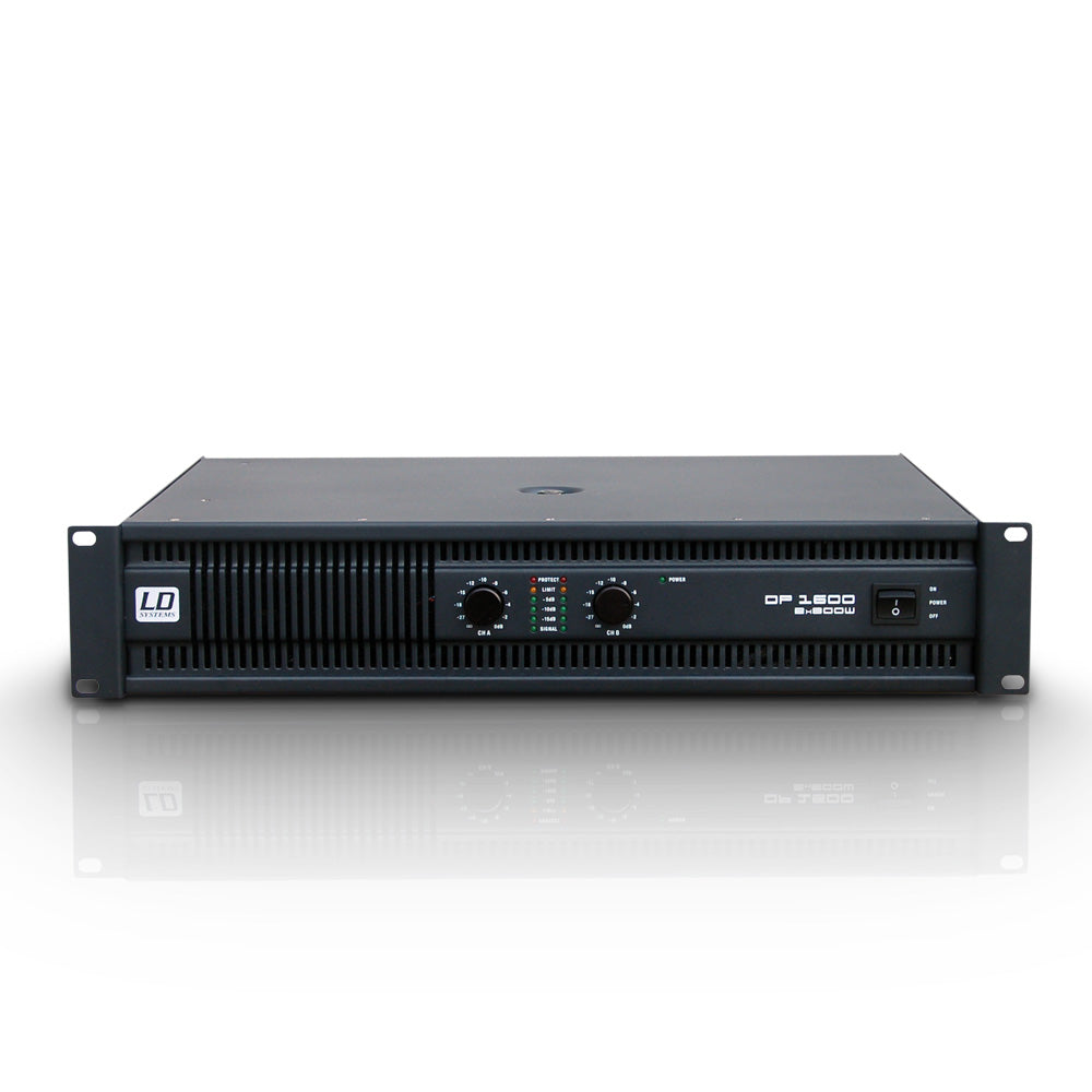 LD Systems DEEP2 1600 - Amplificador de Efectos (2x450W, 8 Ohm)