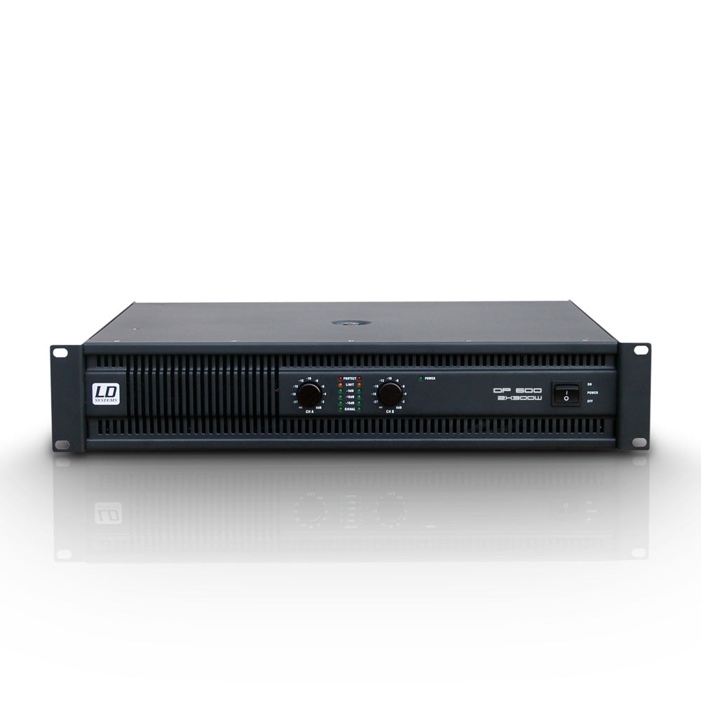 LD Systems DEEP2 600 - Amplificador de Efectos (2x300W, 8 Ohm)