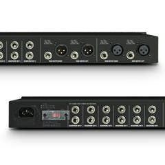 LD Systems HPA 6 - 19" amplificador de auriculares de 6 canales