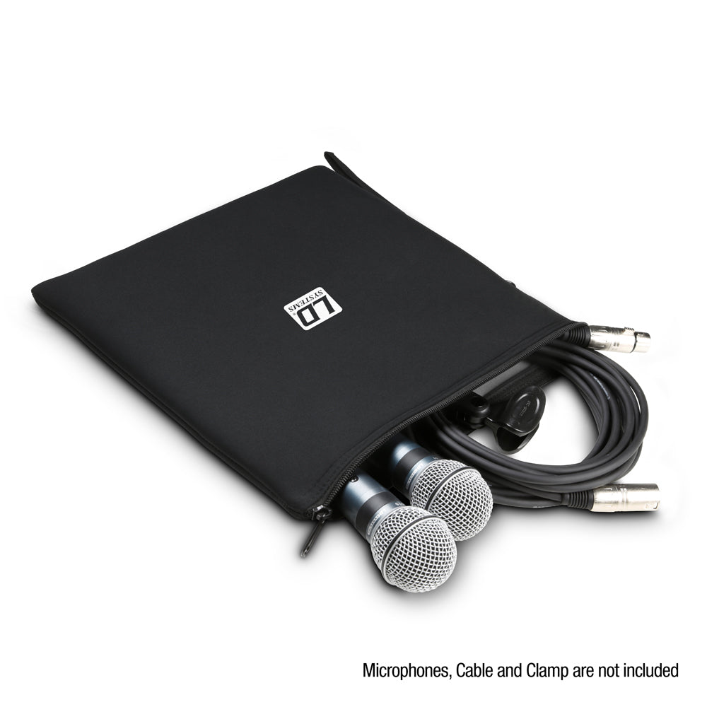 LD Systems MIC BAG XL - Bolsa de micrófono universal, 300 x 300 mm