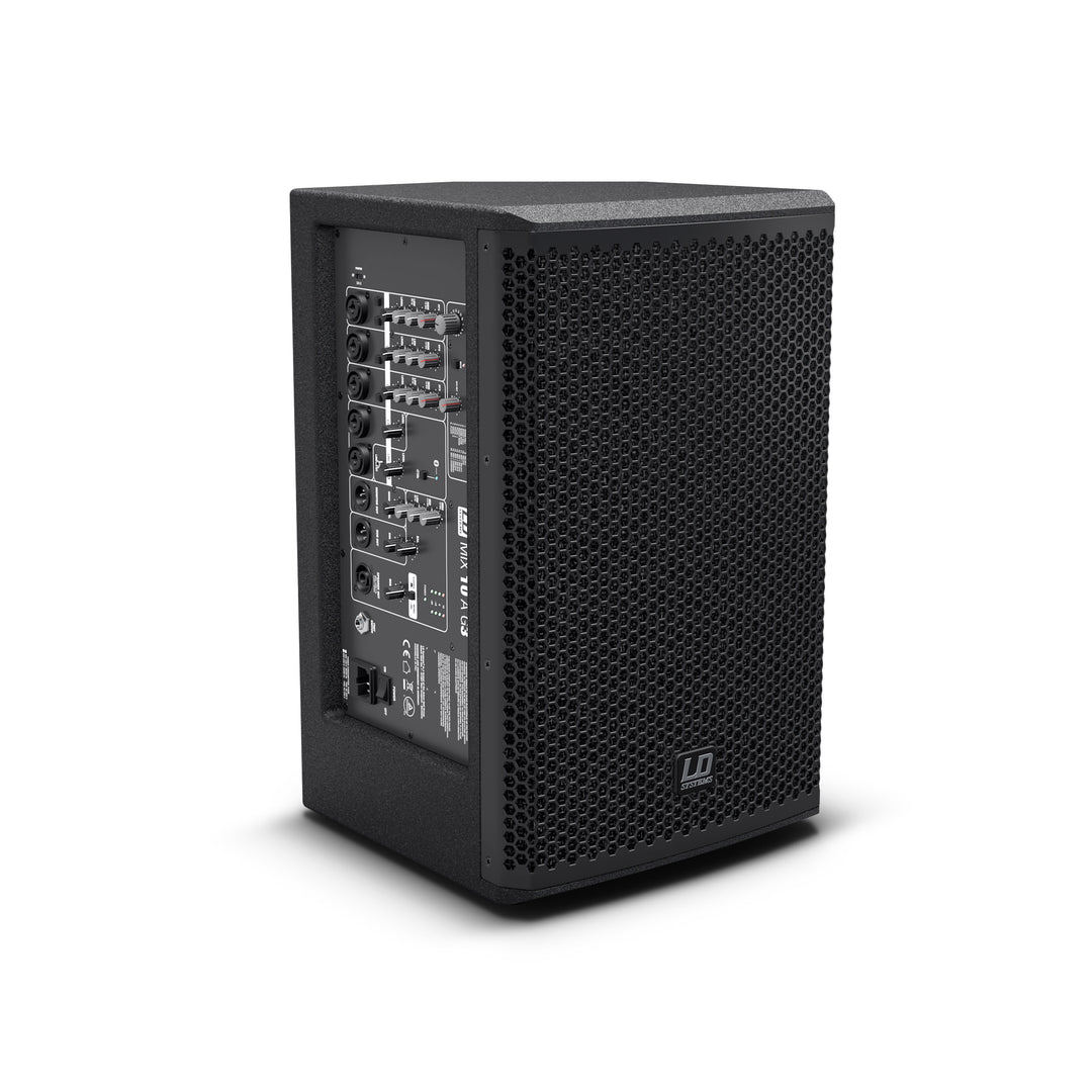 LD Systems MIX 10 A G3 - Altavoz activo de 2 vías con mezclador integrado de 7 canales