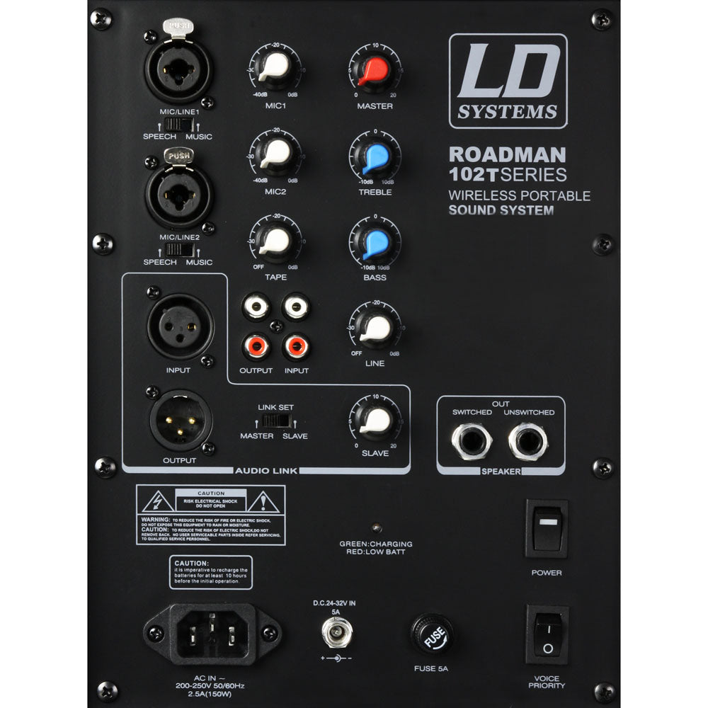 LD Systems Roadman 102 HS B5 - Altavoz PA portátil con headset