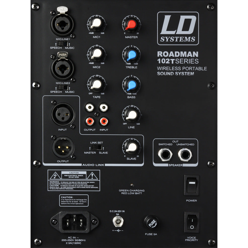 LD Systems Roadman 102 Auriculares Altavoz Activo Portátil