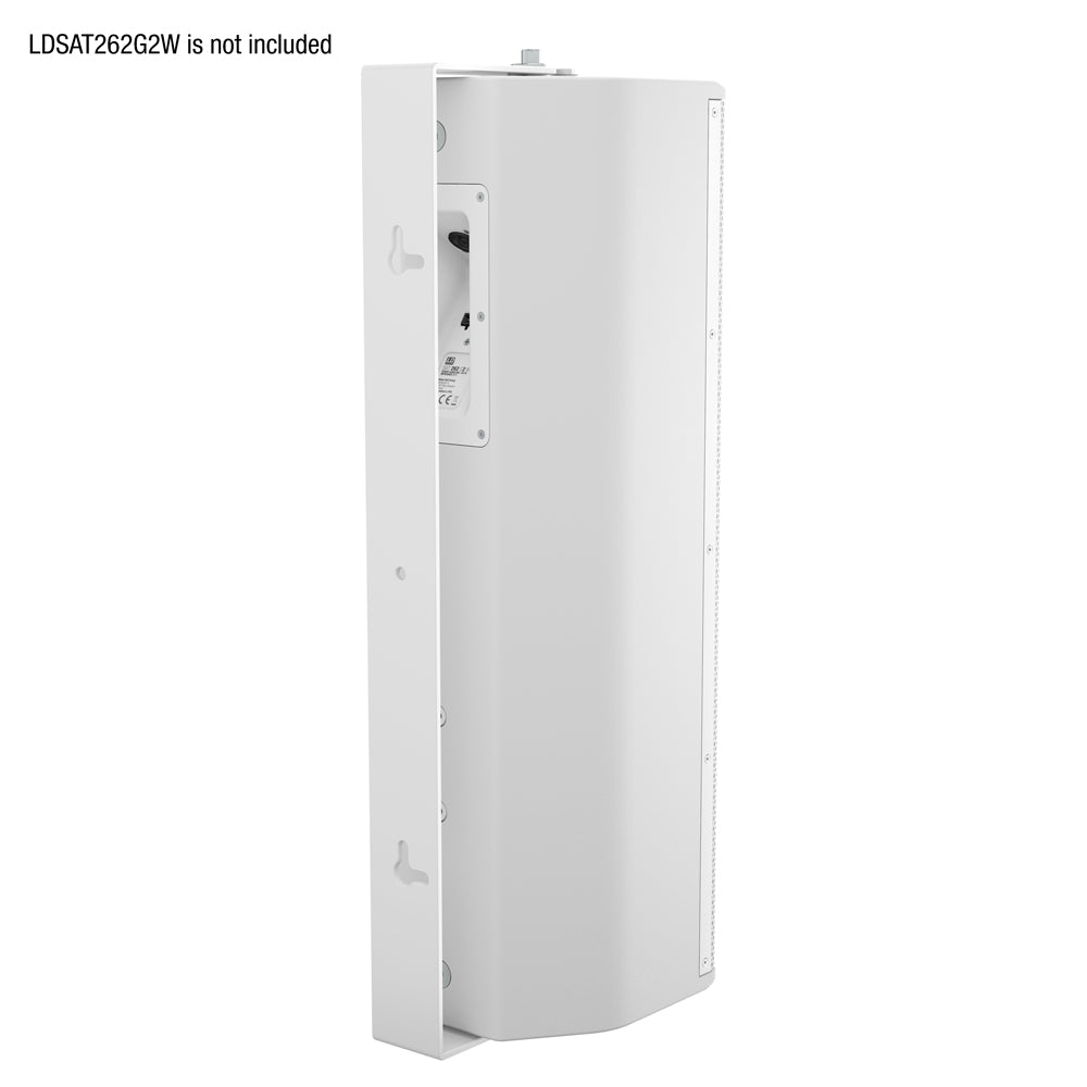 LD Systems SAT 262 G2 WMB W - Soporte de pared giratorio para LDSAT262G2, blanco
