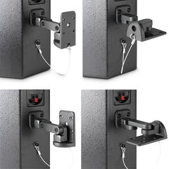 LD Systems SAT 442 G2 - 4 x 4" altavoz de instalación pasivo, negro