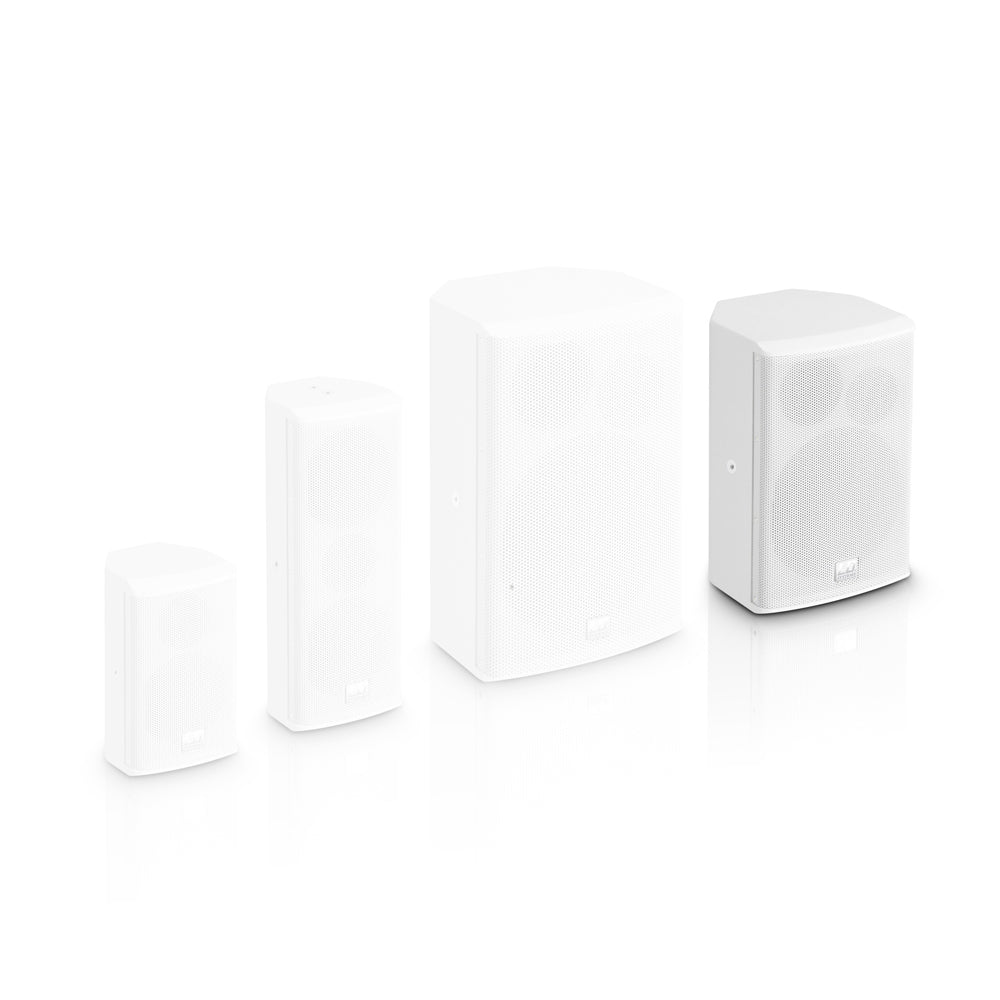 LD Systems SAT 62 G2 Conjunto de Altavoces RMS (Blanco, 80W, 8 Ohm)