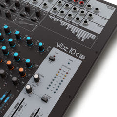LD Systems VIBZ 10 C – Consola de mezcla de 10 canales con compresor