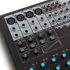 LD Systems VIBZ 10 C – Consola de mezcla de 10 canales con compresor