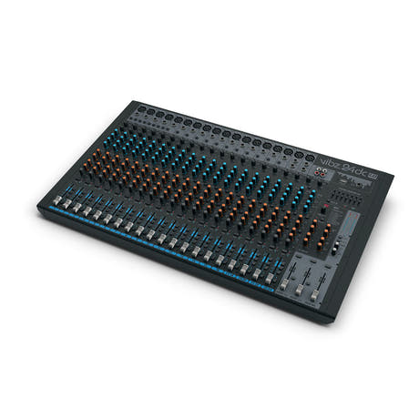 LD Systems VIBZ 24 DC - Consola de mezcla de 24 canales con DFX y compresor