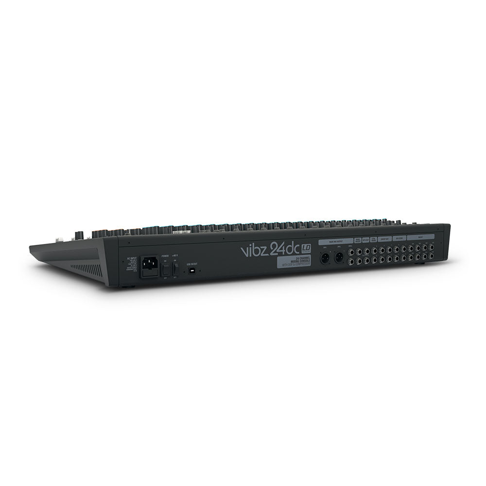 LD Systems VIBZ 24 DC - Consola de mezcla de 24 canales con DFX y compresor