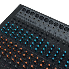 LD Systems VIBZ 24 DC - Consola de mezcla de 24 canales con DFX y compresor