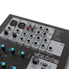 LD Systems VIBZ 6 D - Consola de mezcla de 6 canales con DFX