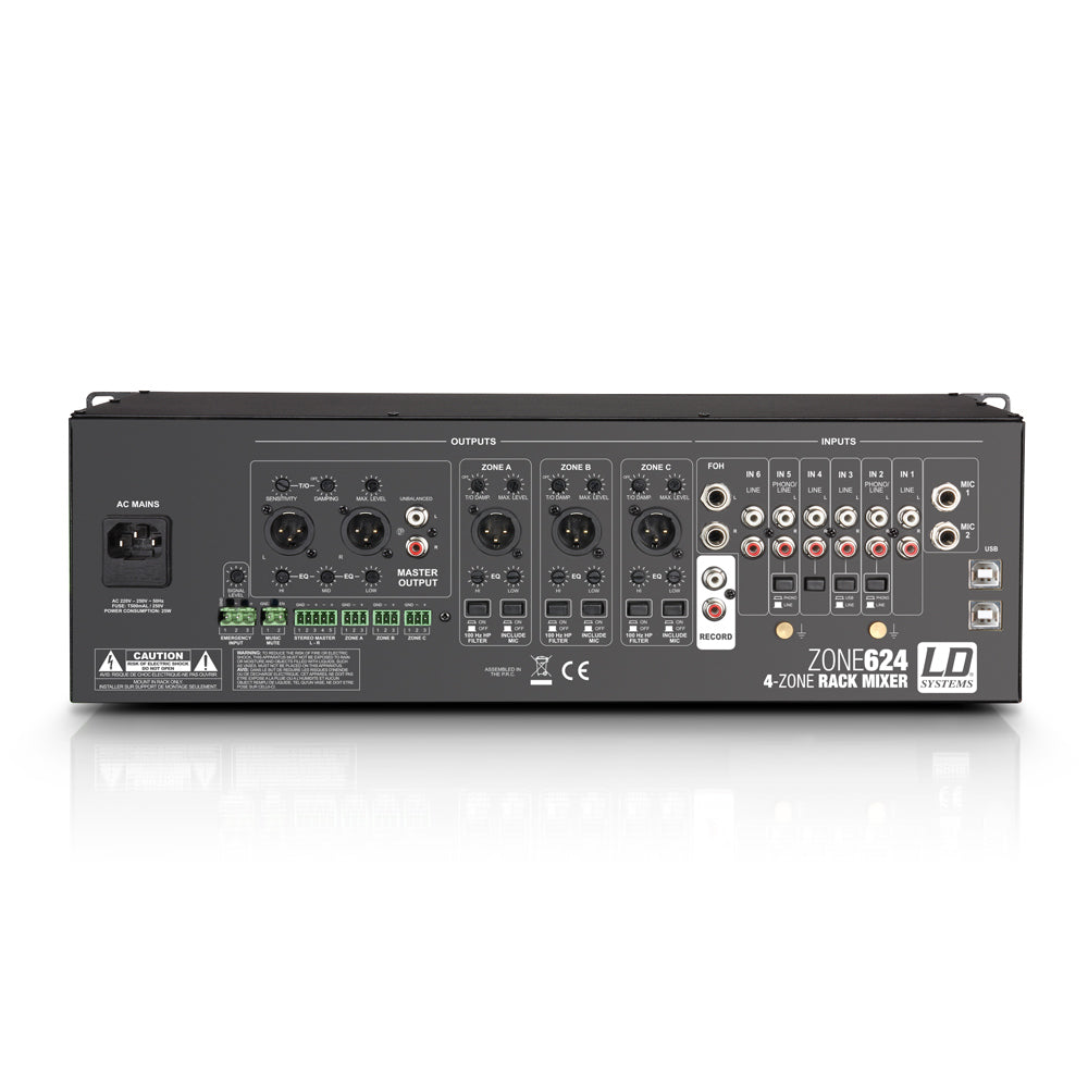 LD Systems ZONE 624 Mezclador