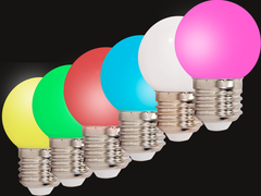 Bombillas LED de colores Ibiza (6 uds)
