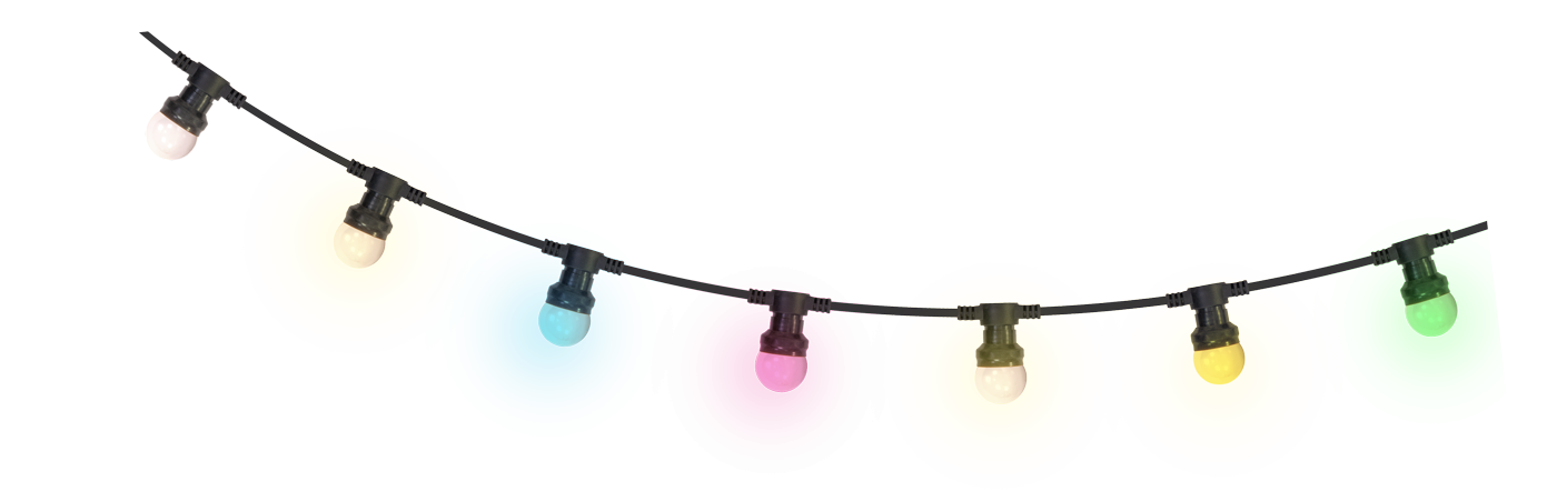 LED Light Chain (Multicolor, 10m)