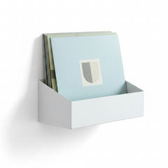 Studio 57 Vinyl Estante de pared Mediano (blanco)
