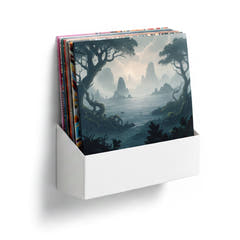Studio 57 Vinyl Estante de pared Pequeño (blanco)