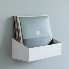 Studio 57 Vinyl Estante de pared Mediano (blanco)