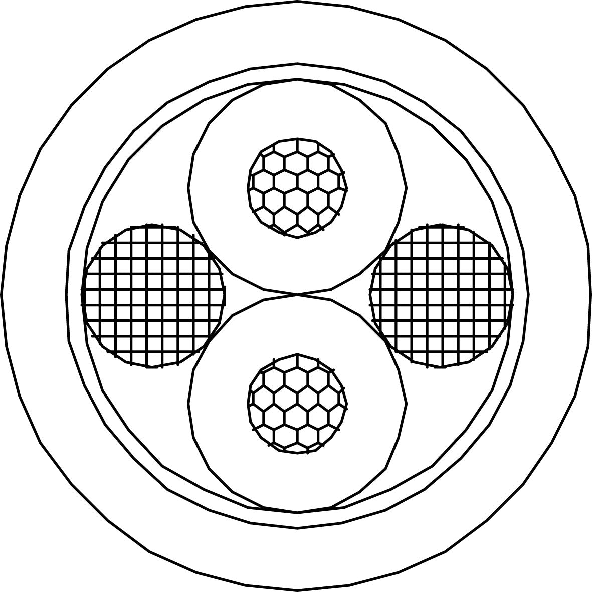 ProCab højttalerkabel BC rund 2 x 0,75 mm²  500 meter