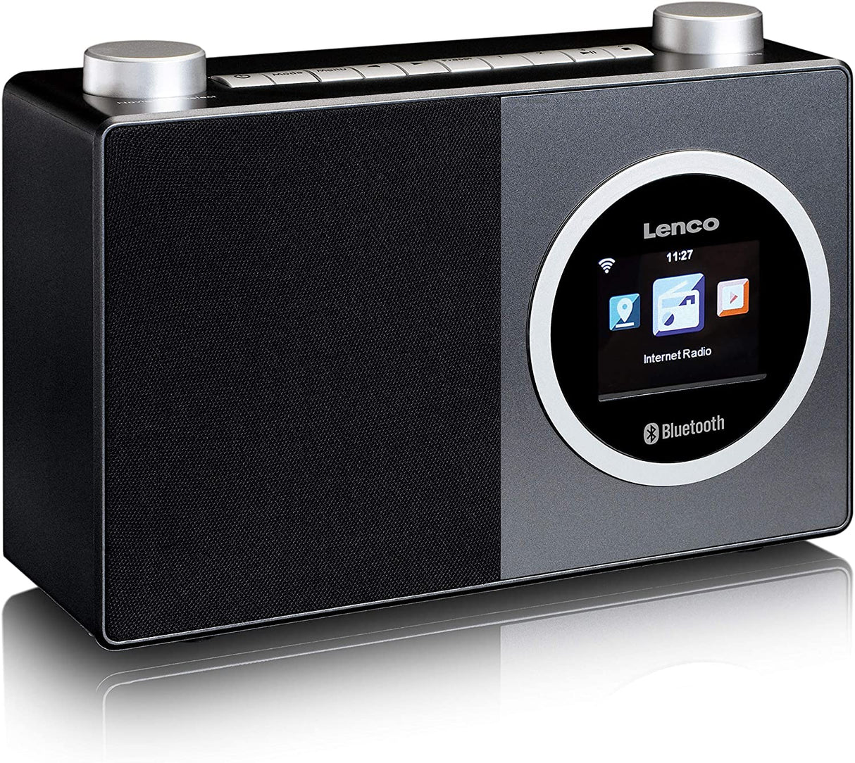 Lenco DIR-70 Internet Radio with Bluetooth, Black
