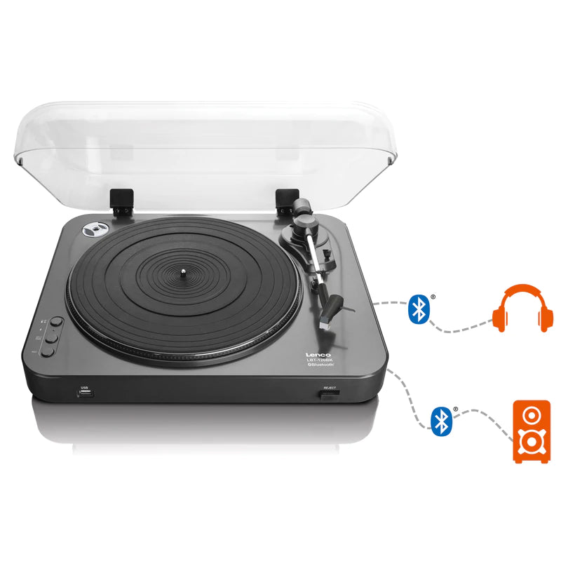 Lenco LBT-120 Bluetooth Tocadiscos (Negro)