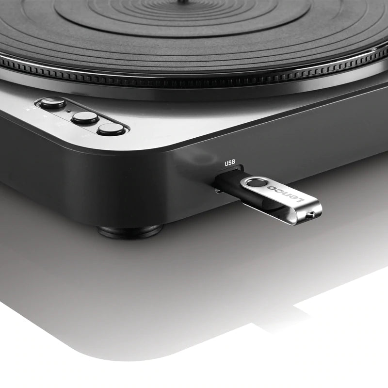 Lenco LBT-120 Bluetooth Tocadiscos (Negro)