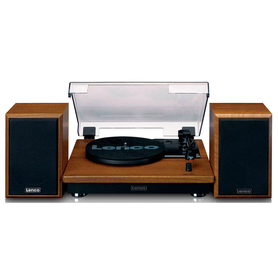 Lenco LS-100 Tocadiscos con Altavoces (Teca)