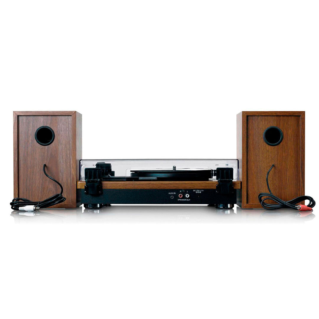 Lenco LS-100 Tocadiscos con Altavoces (Teca)