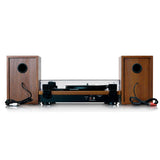 Lenco LS-100 Paquete de tocadiscos con altavoces (Teak)