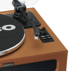 Lenco LS-430 Bluetooth Tocadiscos (Marrón)