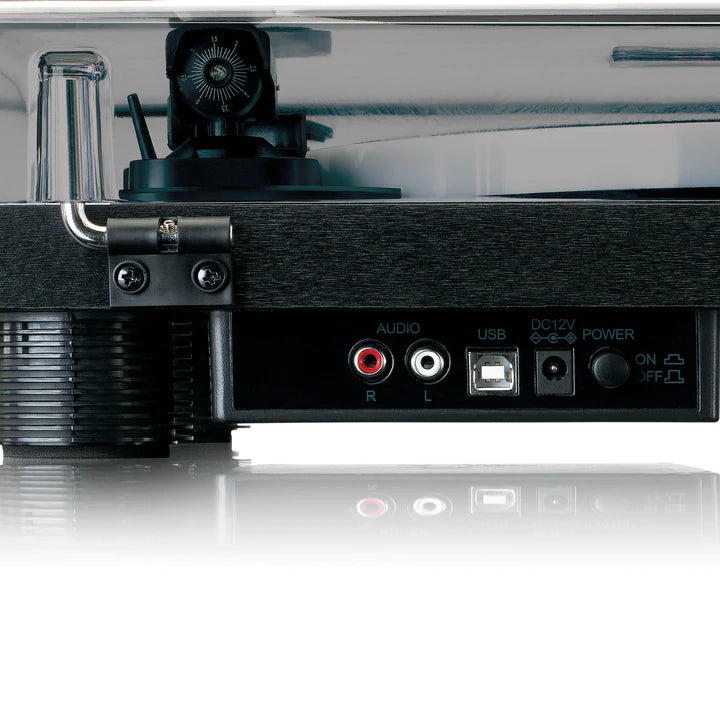 Lenco LS-50 LED Turntable Bundle (Black)