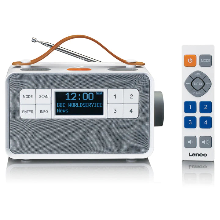Lenco PDR-065 DAB Radio (White)