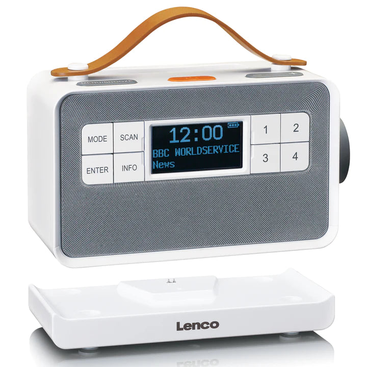 Lenco PDR-065 DAB Radio (White)
