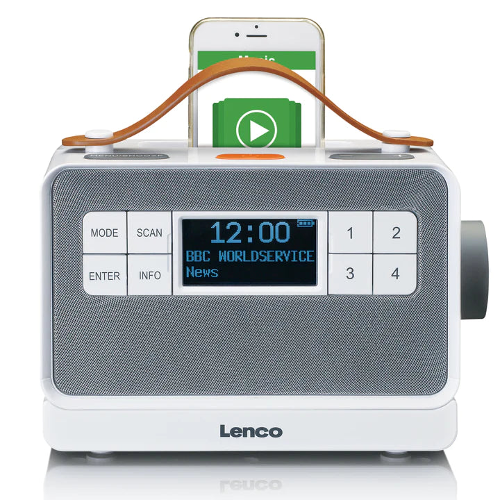 Lenco PDR-065 DAB Radio (White)