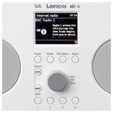 Lenco PIR-645 Internet Radio, White