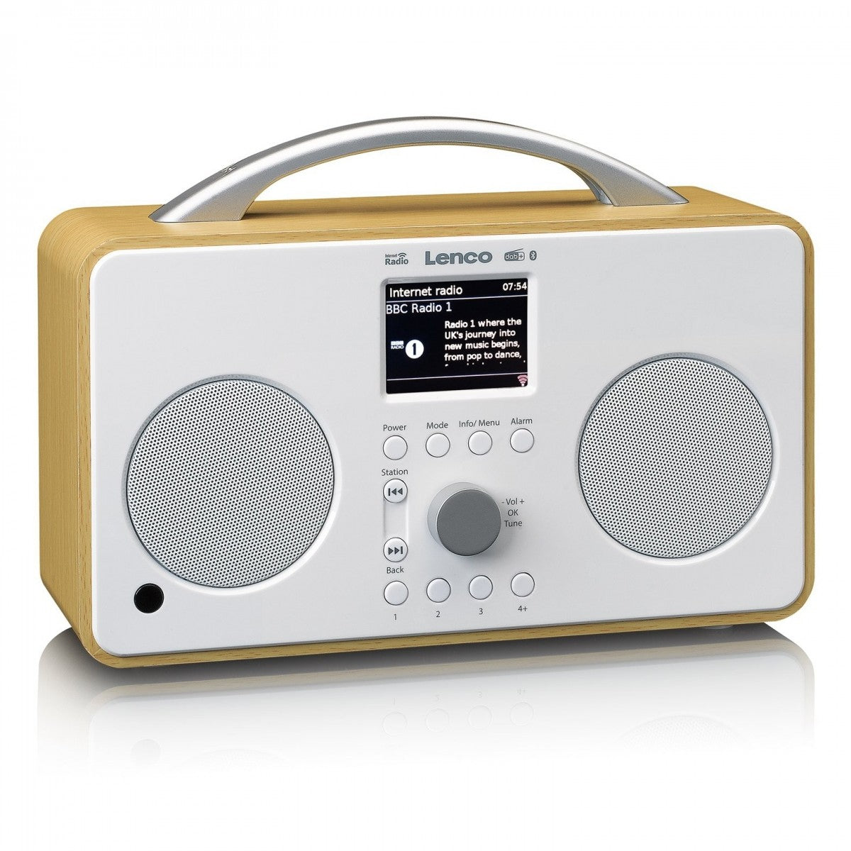 Lenco PIR-645 Internet Radio, White
