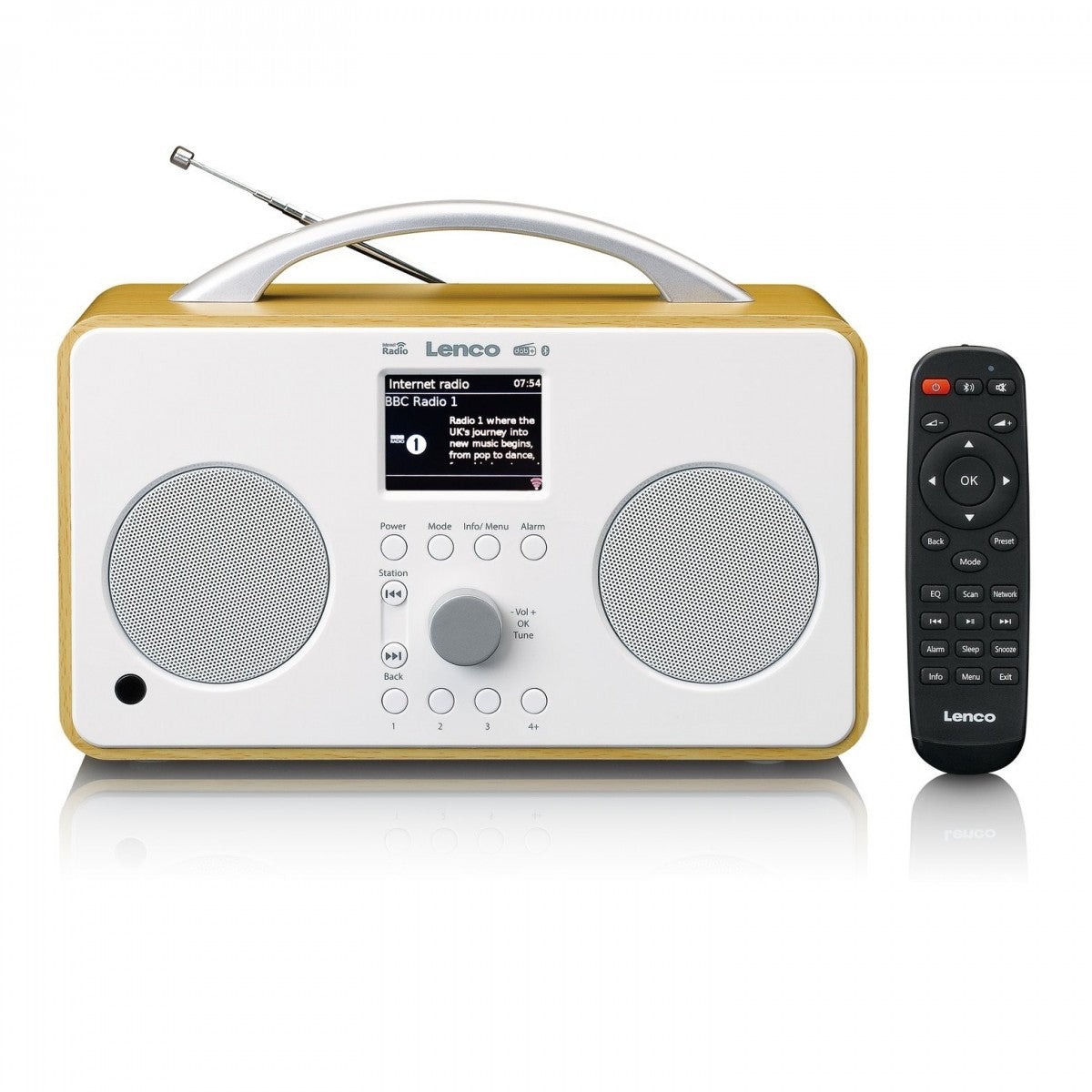 Lenco PIR-645 Internet Radio, White