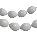Globos de Enlace para Guirnaldas 8 uds. (Plata Polvo de Luna, 33cm)