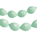 Globos de Enlace para Guirnaldas 8 uds. (Pistacho Polvo Mate, 33cm)
