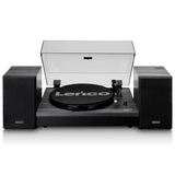 Lenco LS-300 Tocadiscos con Altavoces (Negro)