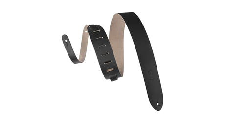 Levys M12 correa de guitarra 2", negro