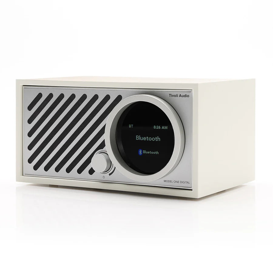 Tivoli Audio Model ONE GEN.3 Digital+ Altavoz, Blanco/Plata
