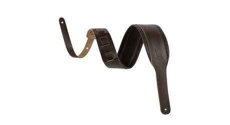 Levys M26PD correa de guitarra, marrón oscuro