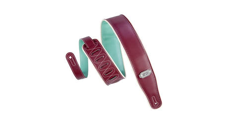 Levys M26VCP correa para guitarras 2 3/4", Burgundy Seafoam