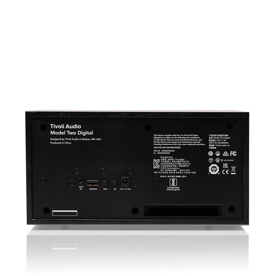 Tivoli Audio Model Two Digital Altavoz Bluetooth (Negro/Negro)