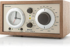 Tivoli Audio MODEL Three Minicadena con Bluetooth y USB (Nogal, Beige)