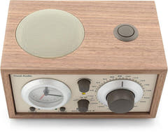 Tivoli Audio MODEL Three Minicadena con Bluetooth y USB (Nogal, Beige)
