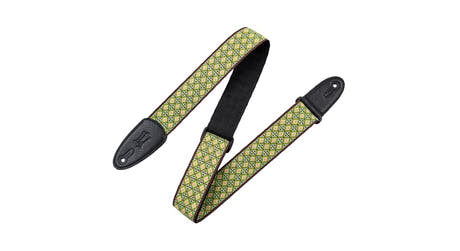 Levys M8HT-25 correa para guitarra de 2", motivo floral verde